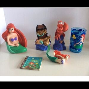 Disney Little Mermaid Play Set - Red, Green, Blue